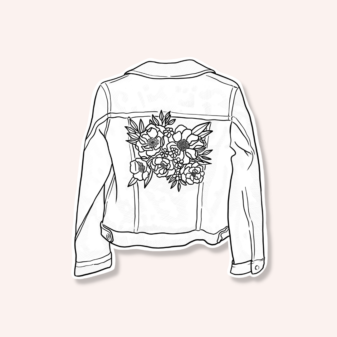 Levi's | Jackets & Coats | Levi Strauss Premium White Floral Denim Jacket  Water Less Embroidered Flowers Xl | Poshmark